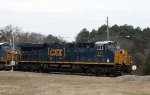 CSX 977 leads train E139-10 past Bridges Street